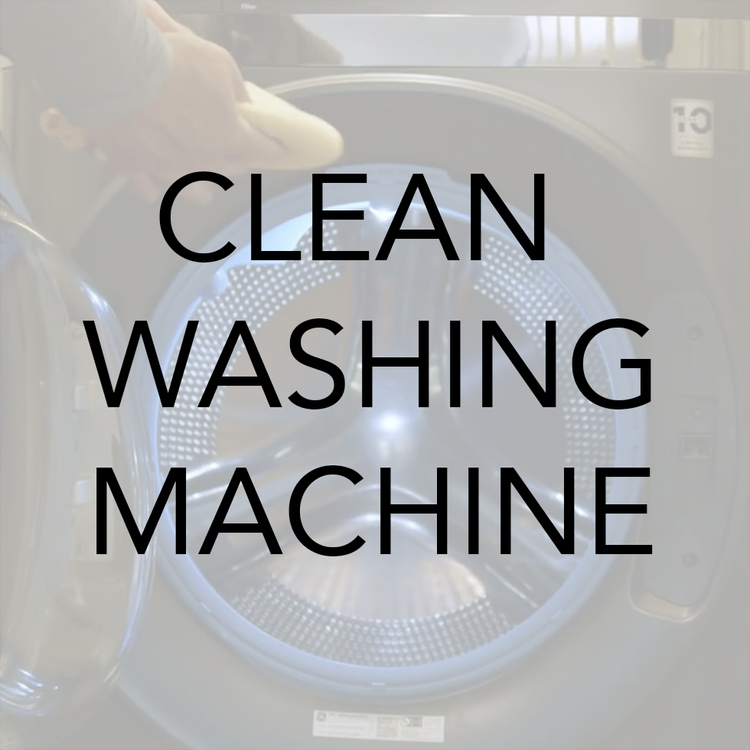 How to deep clean a washing machine