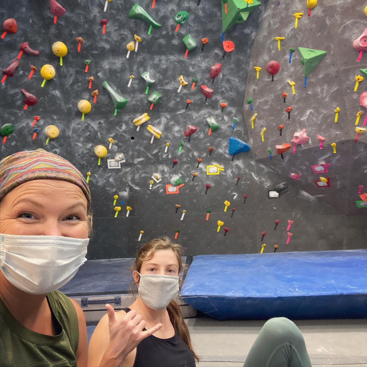 Adventure is my love language and this friend made my day by inviting me to go bouldering with her today. Did I say that right?!? All I know is that it was so much fun, I&rsquo;m pretty terrible at it, and I will likely be sore for a week. #worthit