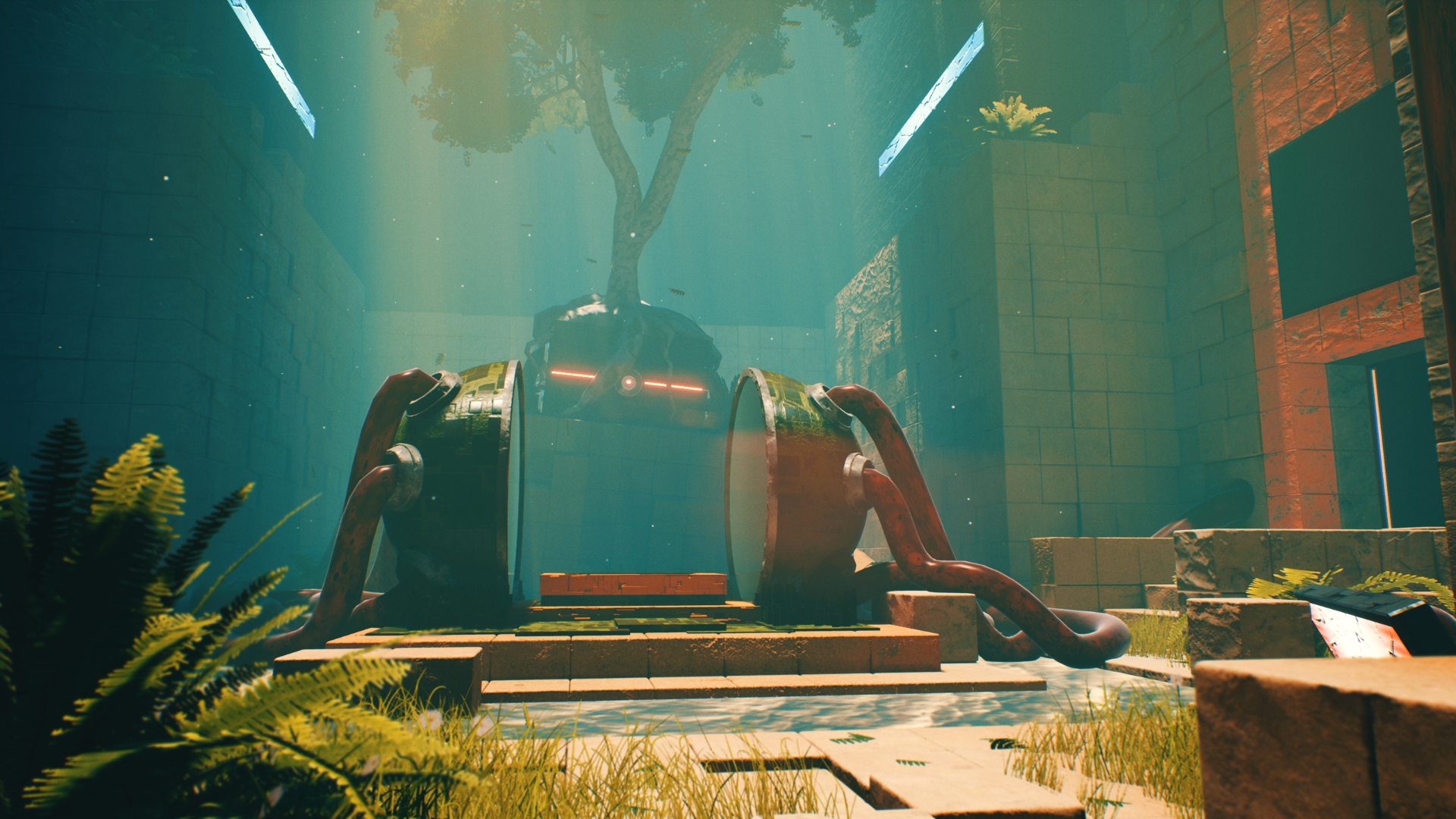 Explore diverse environments that expand the Q.U.B.E. world