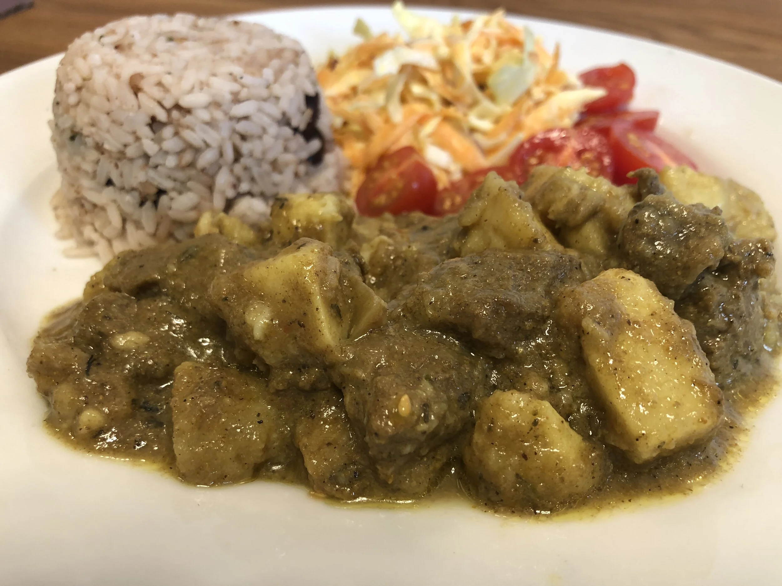 Curried Goat Meal (close side shot) 2.JPG