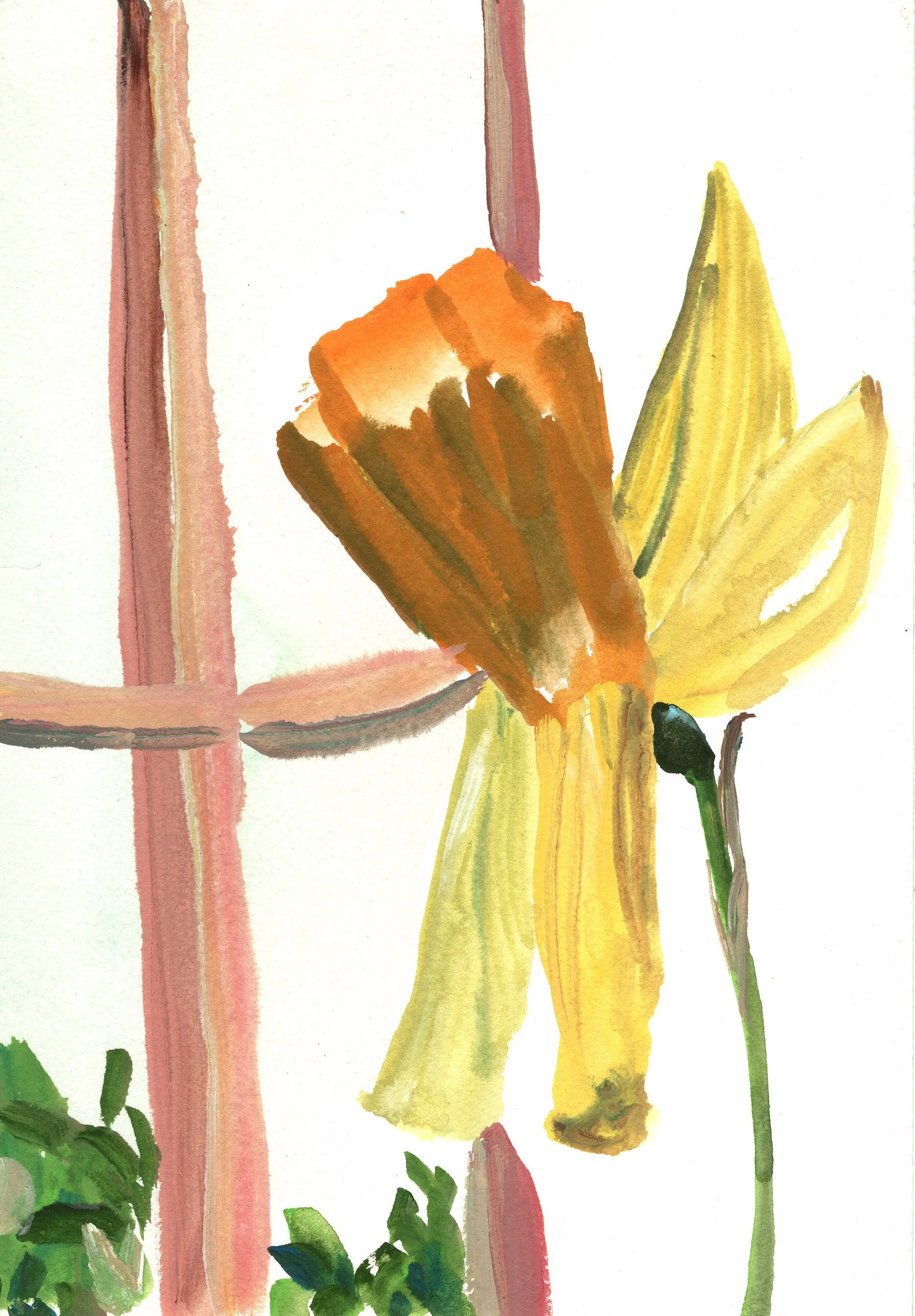  Gouache on paper  10” x 7”  2022 