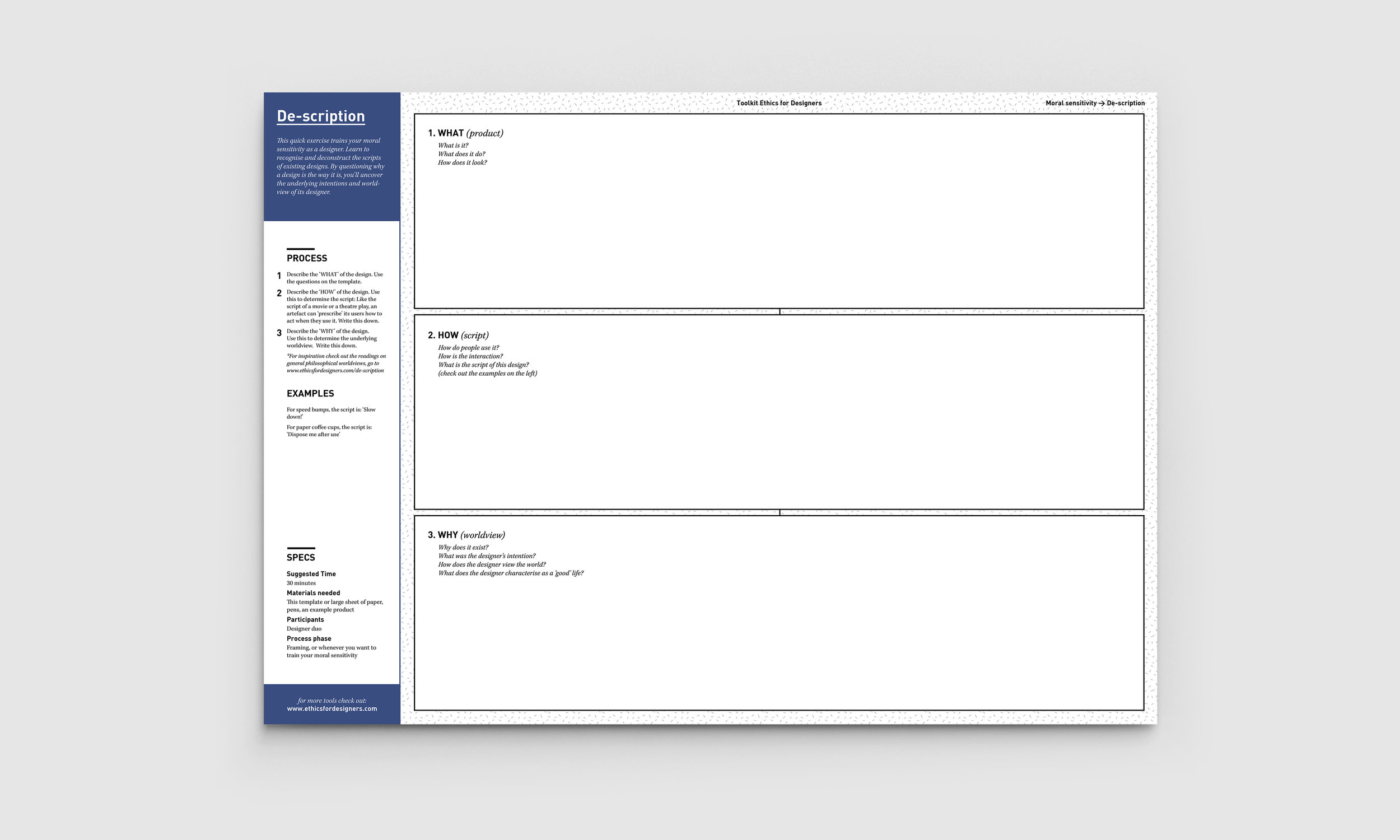 Empty de-scription template