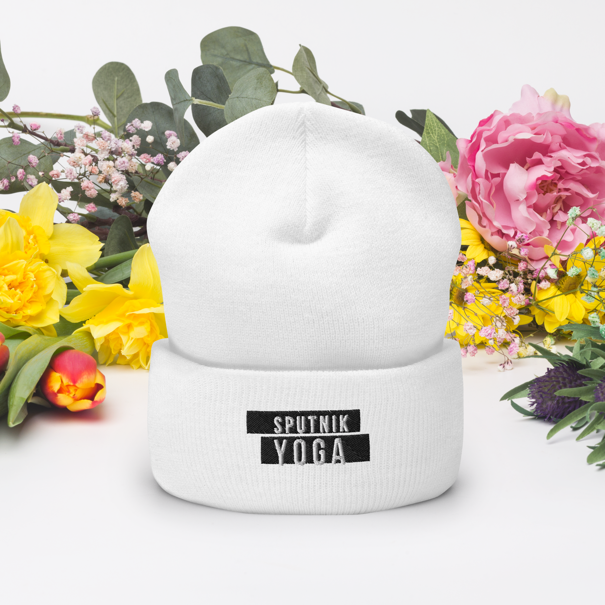 beanie white