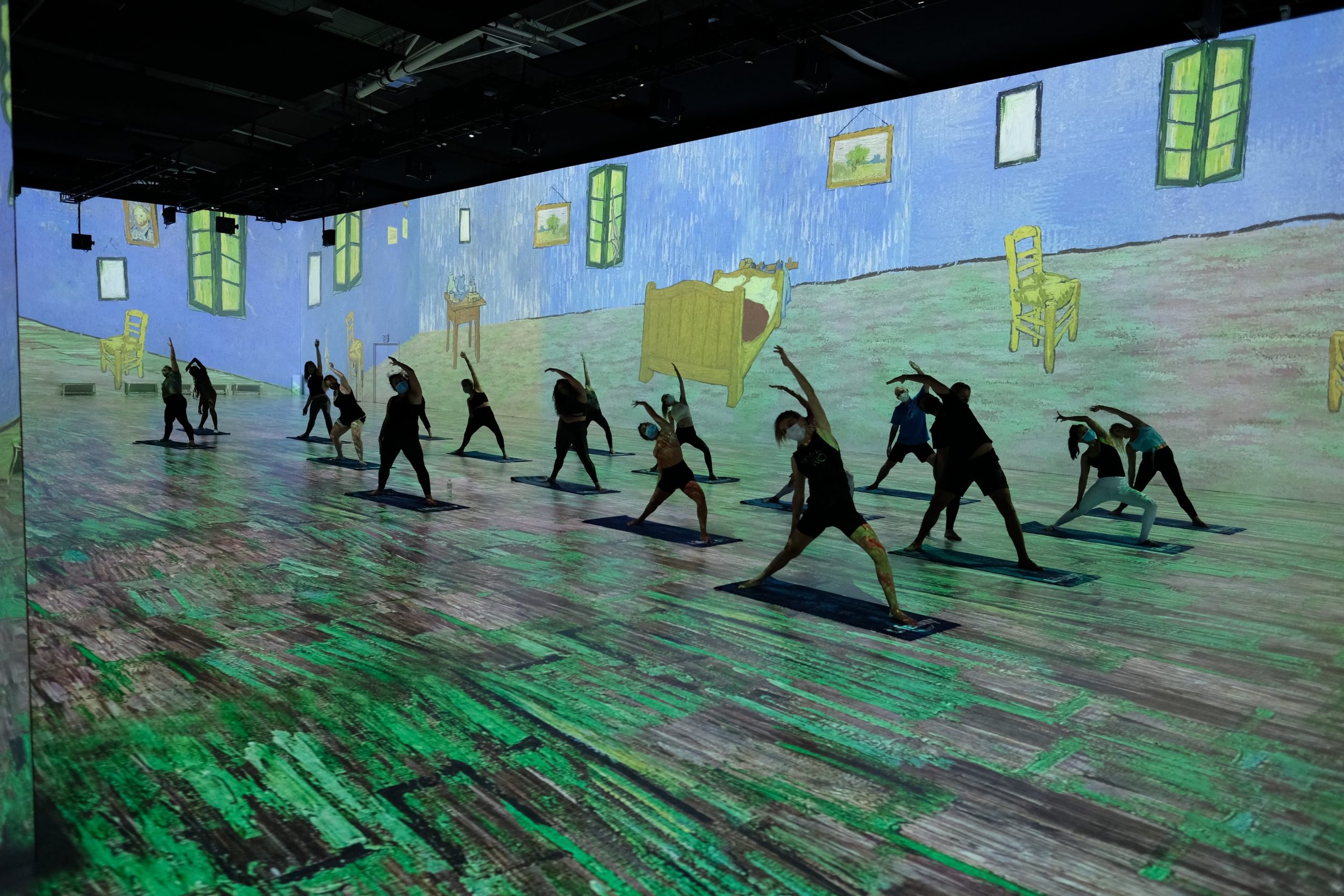 Van Gogh Yoga Class