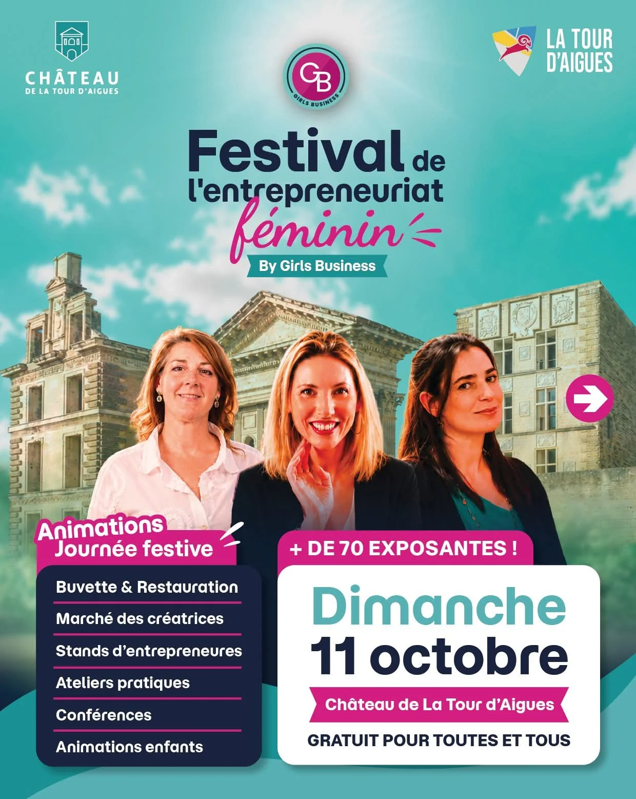 Festival de l'entrepreneuriat féminin - le 11 octovre 2026 à La Tour d'Aigues : Inscrivez-vous sur mon stand pour des Mini-seances decouverte de neuromodulation auriculaire laser et photobiomodulation