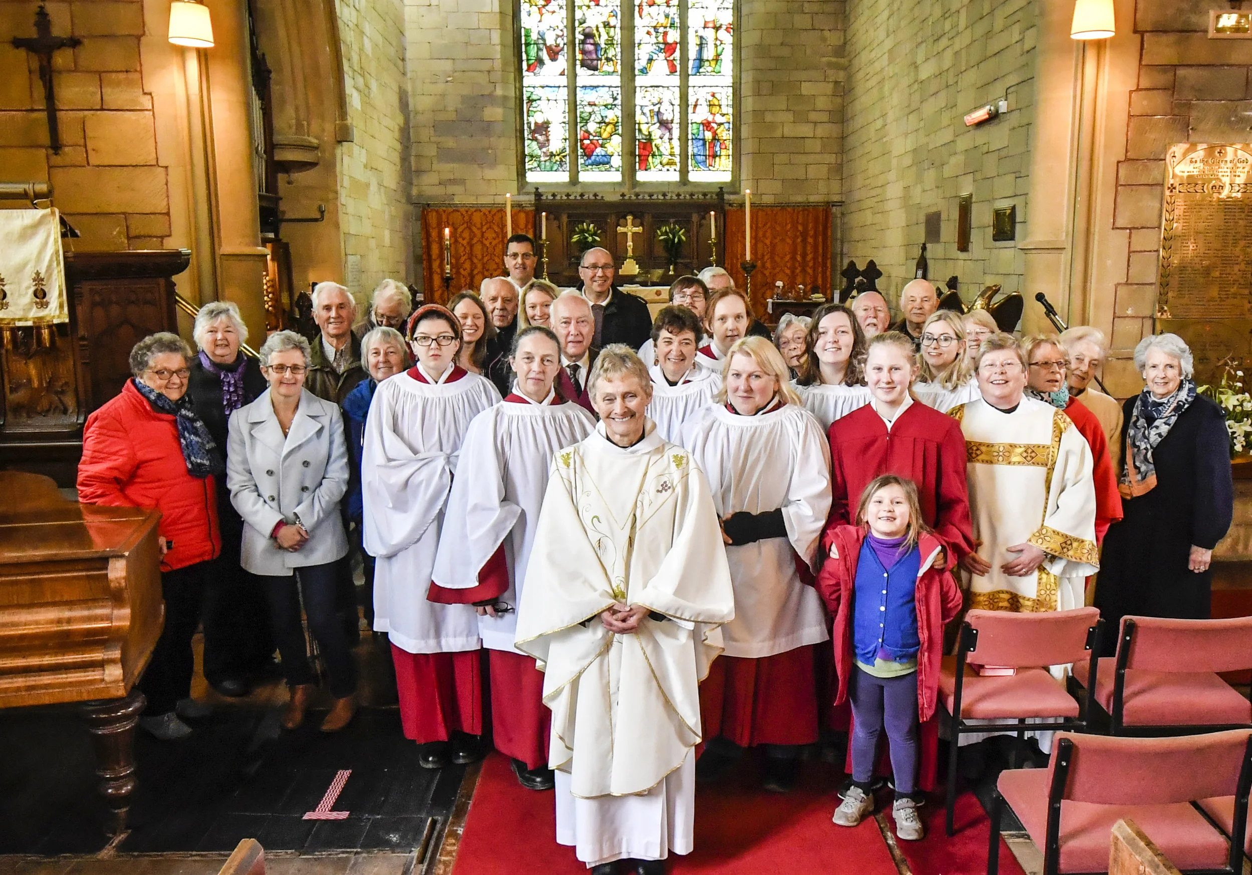 Celebration Service on Easter Day led by Rev Coralie McCluskey