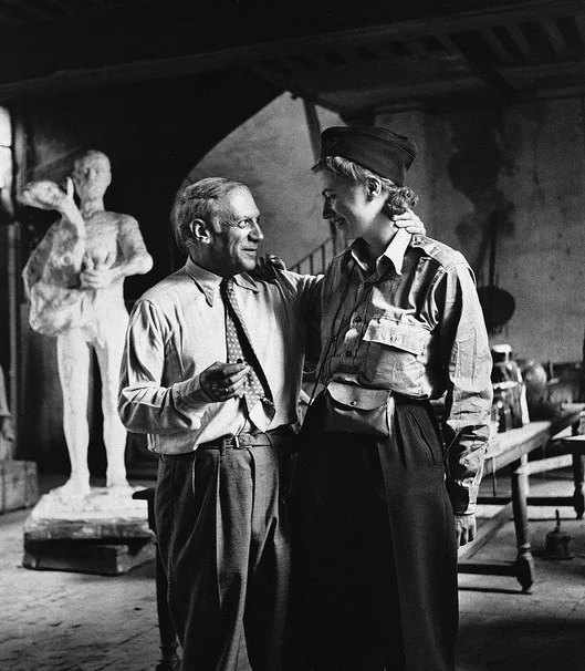 Picasso and Miller at the Rue des Grands Augstins in Paris , 1944