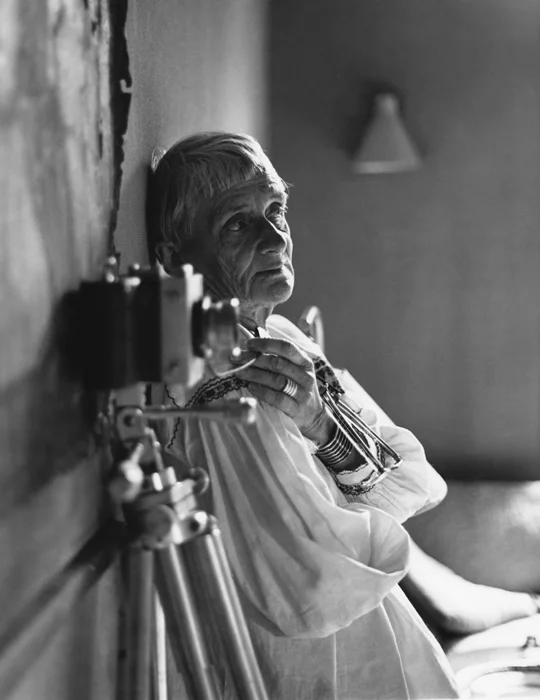 Dorothea Lange in her Bay Area home studio , 1964. Photo: ©1964, 2014 Rondal Partridge Archives