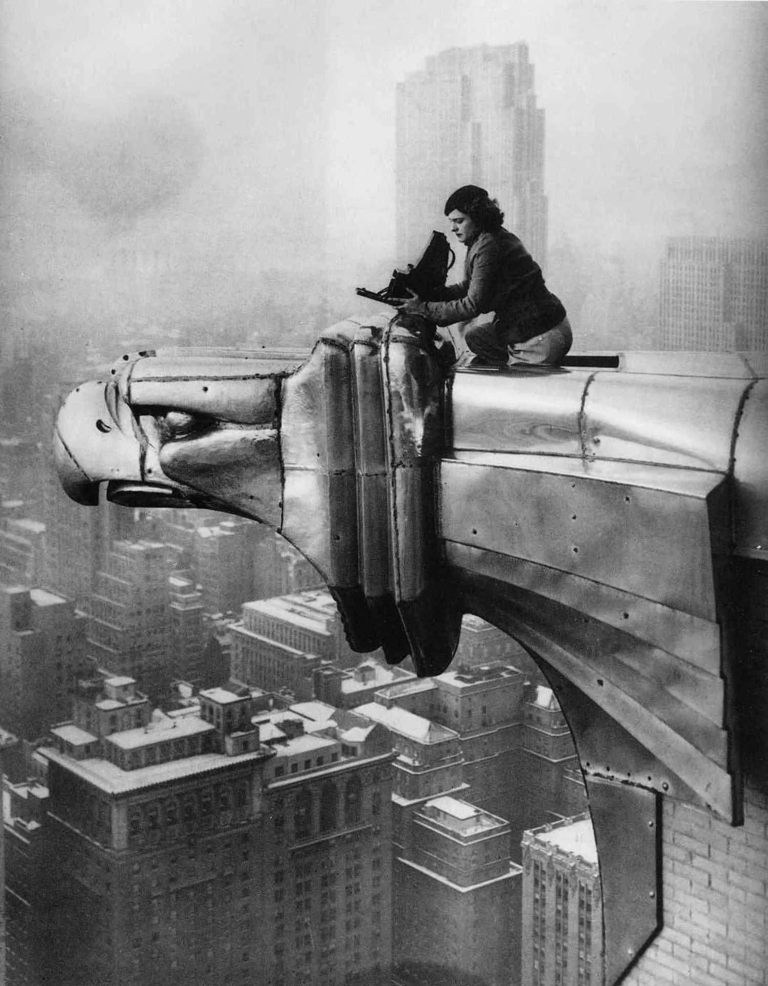 Margaret Bourke-White , Chrysler Building 1934 by Oscar Graubner