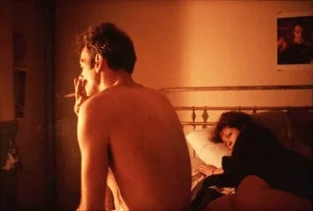 Nan and Brian in bed, New York City 1983