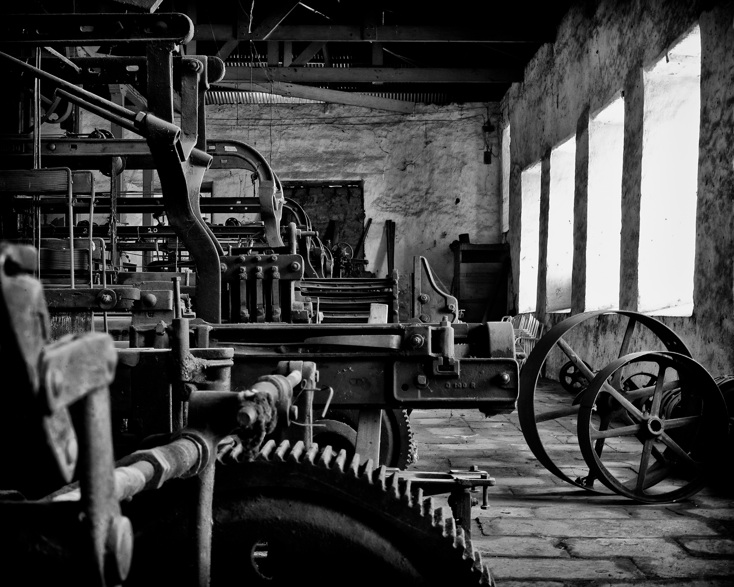 abandoned wool factory, tipon, peru