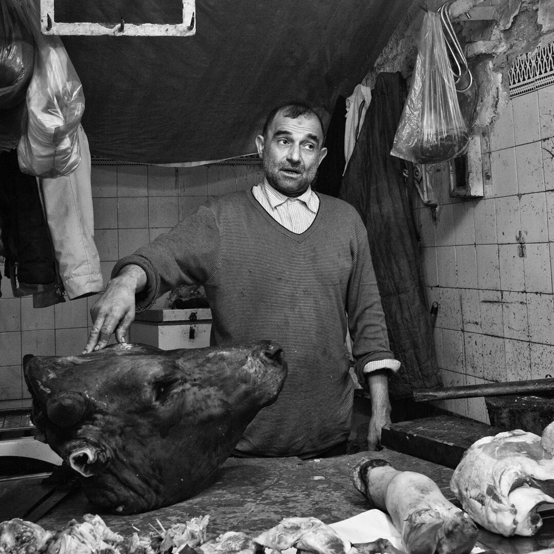 butcher, fez