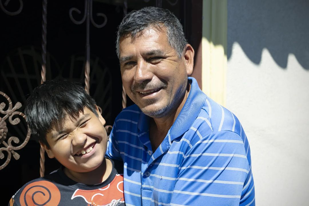 Selin Recinos and his son Tato