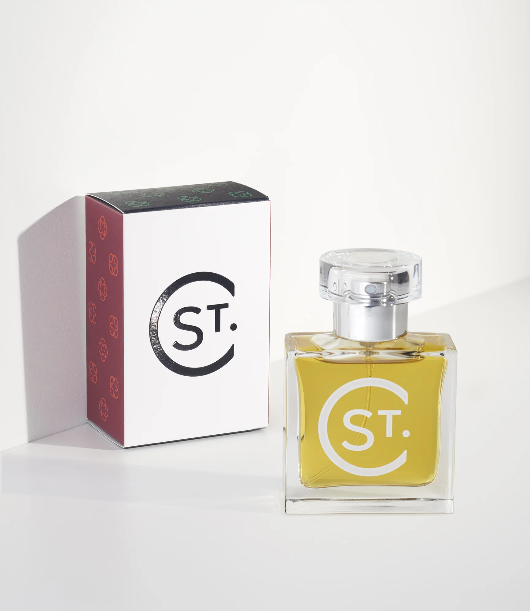 St. Clair Scents perfume bottle and box