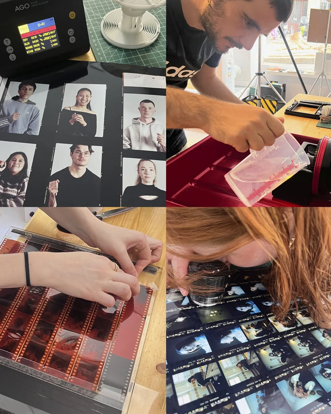 Revelado C41 y hoja de contacto RA4