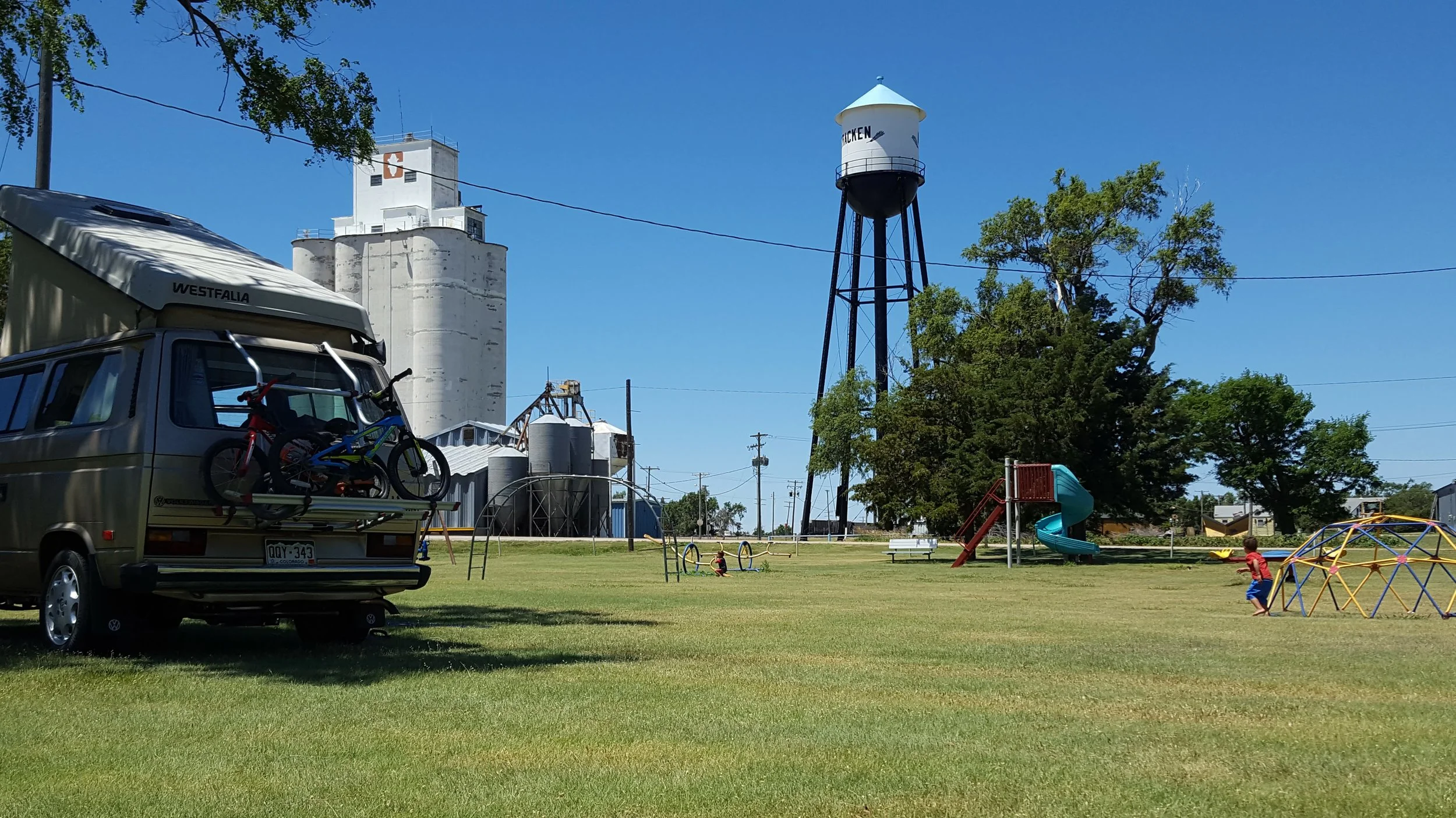 McCracken, Kansas. Unknowingly an awesome memory was made here!