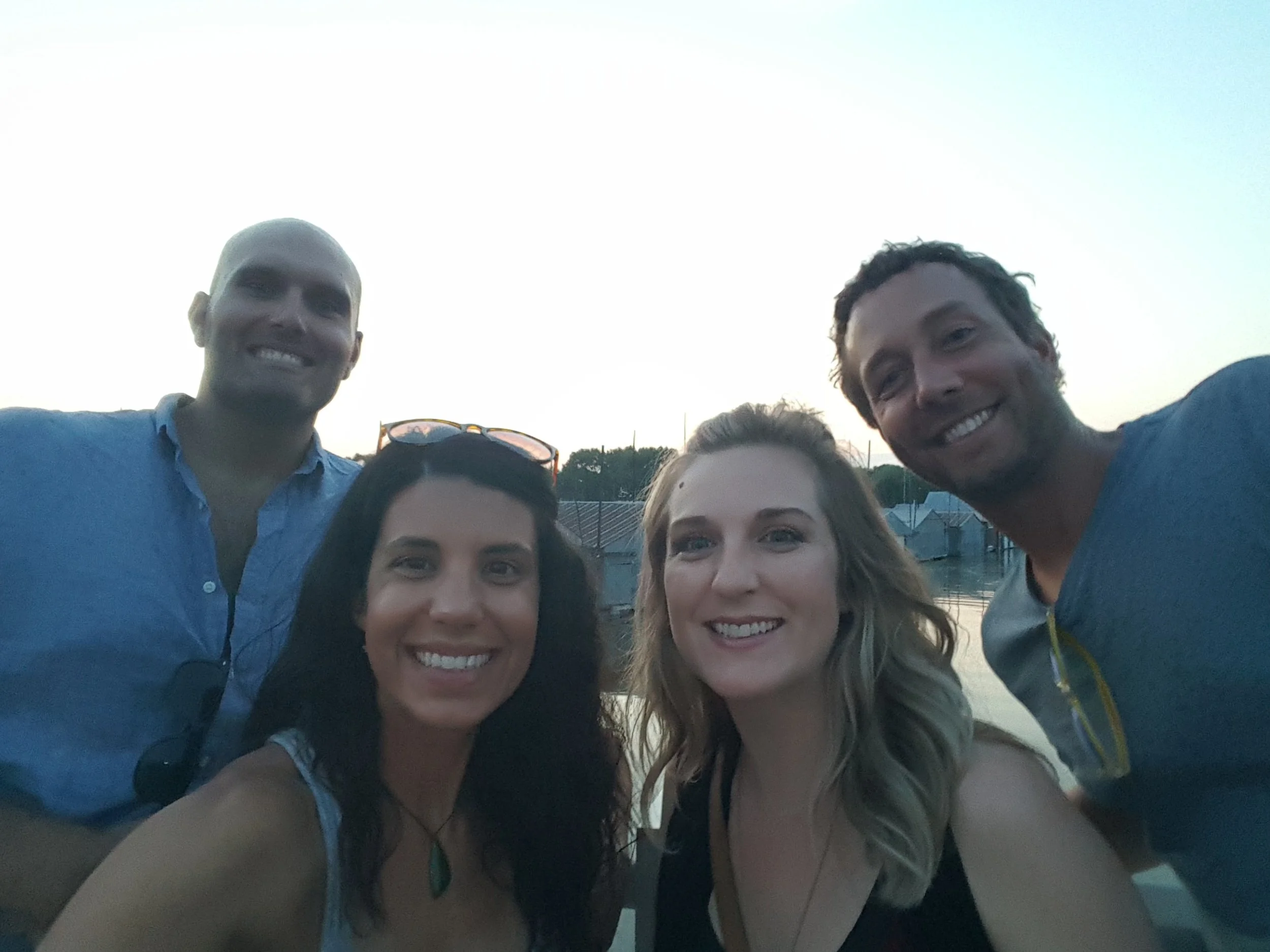 Date night with our pals we met in Belize (but live in Red Wing...and went to school with at Stout!) - Amy and Adam. 