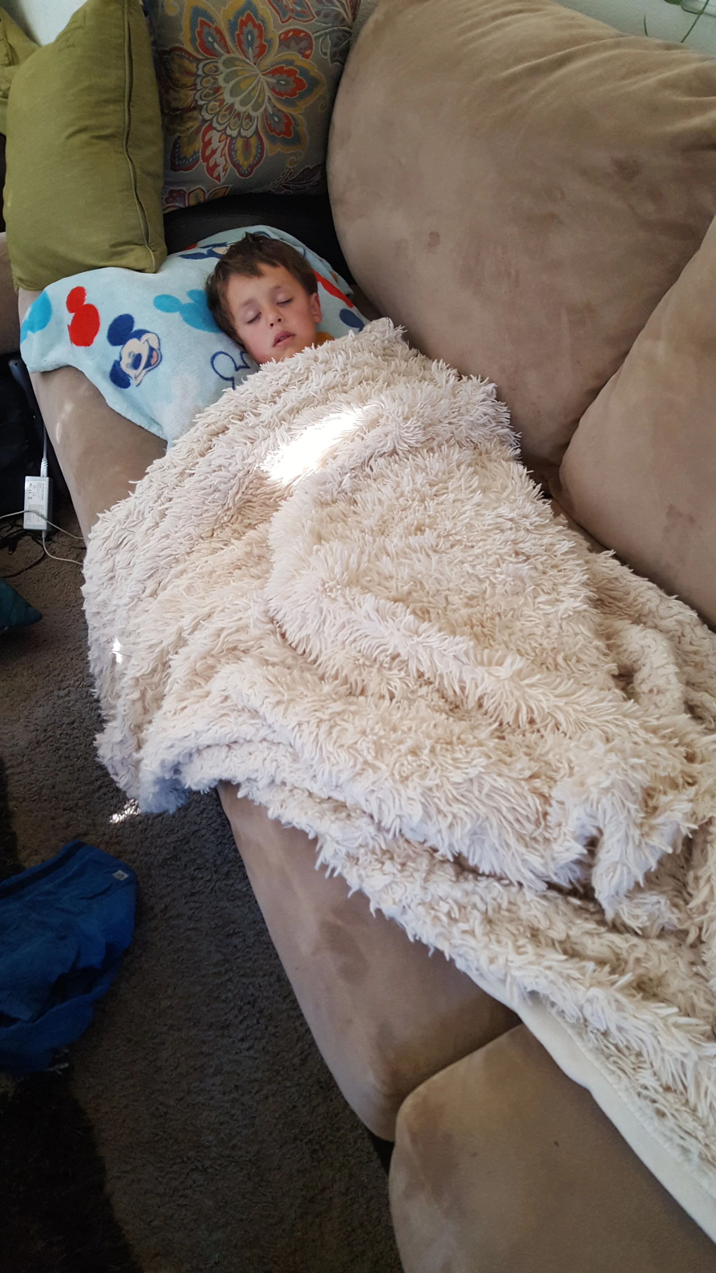 Naptimes on the couch. 