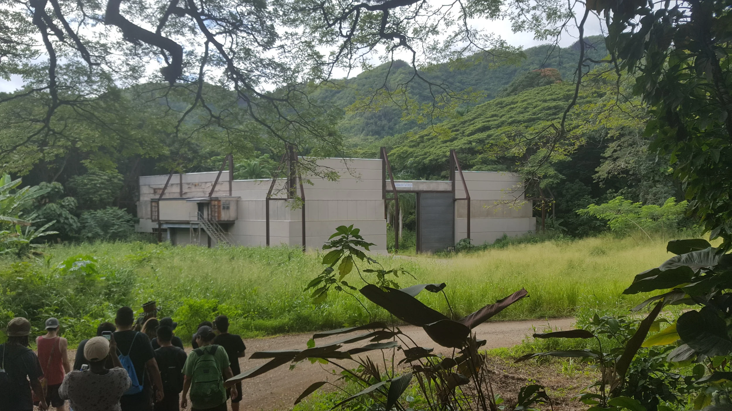 Jurassic Park set - Beware of Dinosaurs inside.