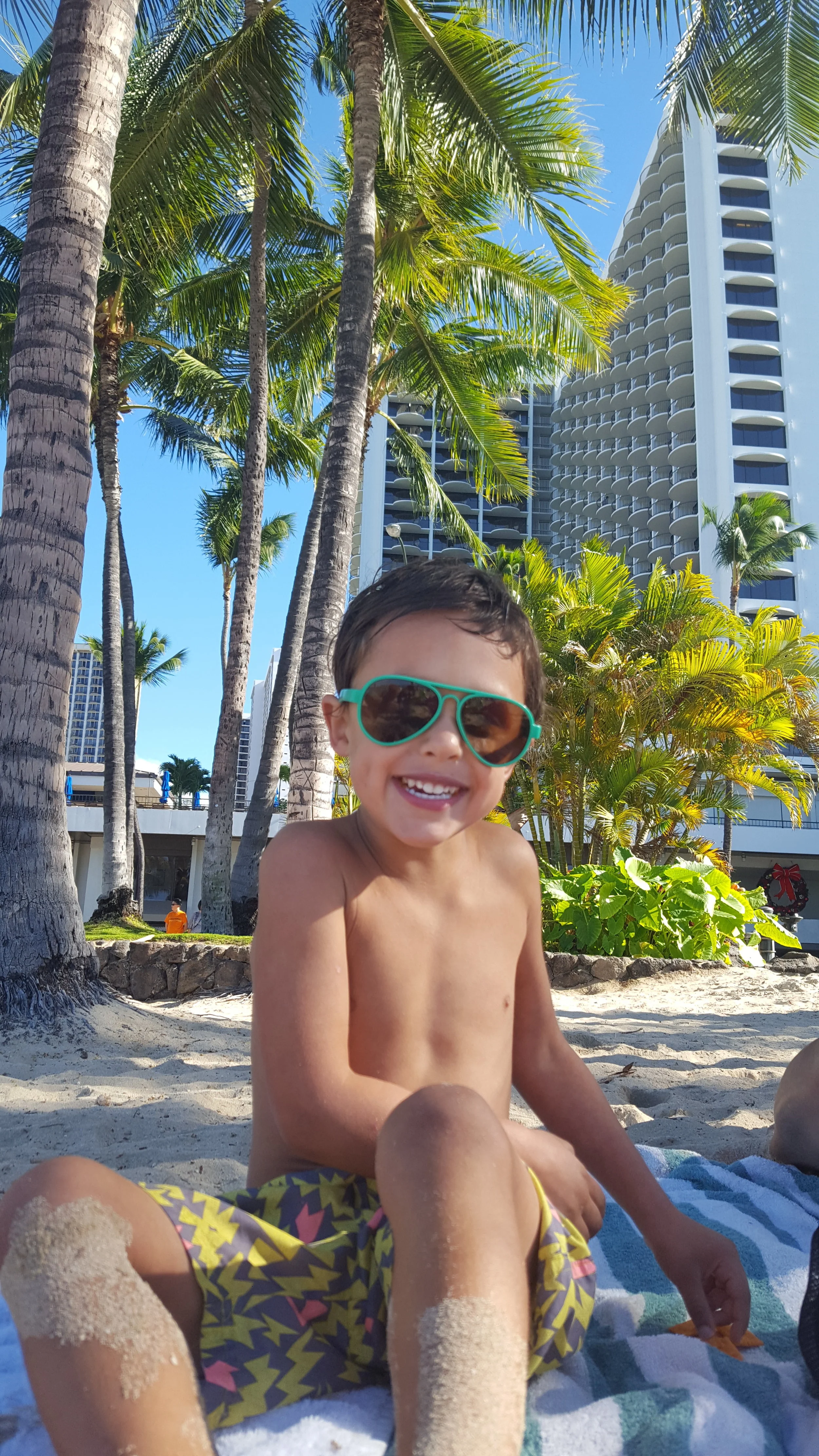 Bennett on Waikiki Beach