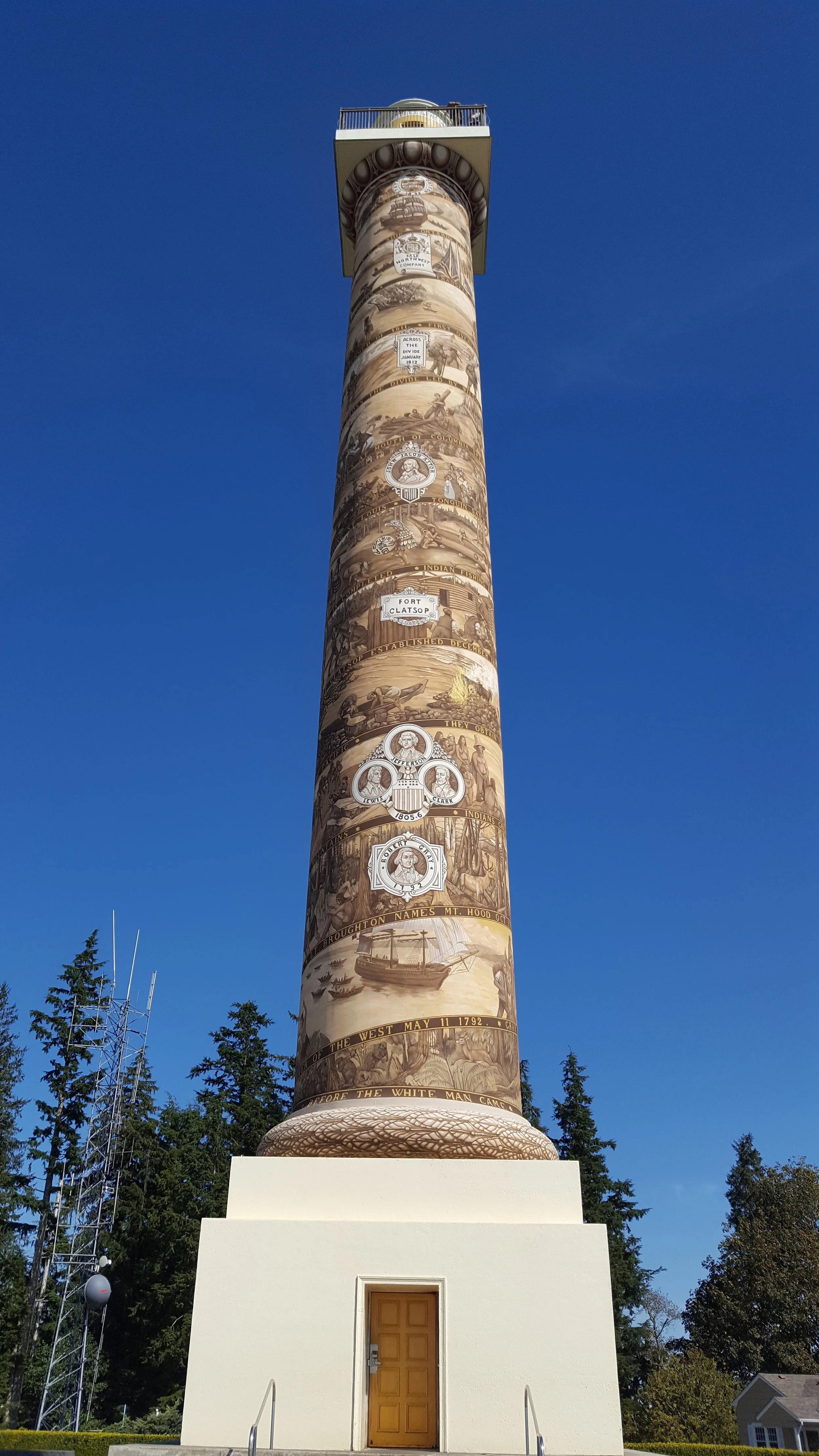 The Astoria Column - I climbed the stairs inside to the top and back down. Was sore for days afterwards. Good indicator that I need to work out more.