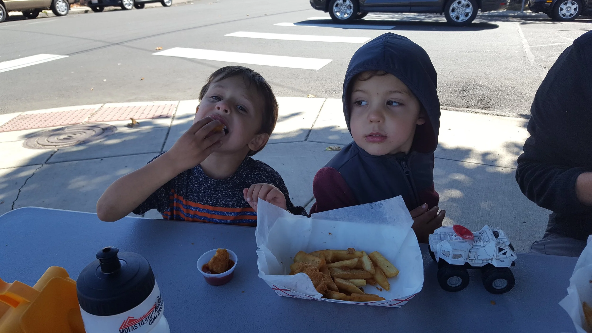 Best fish & chips we've ever eaten hands down (sorry, New Zealand). Thank you, Bowpicker, for the delicious albacore tuna fish & chips.