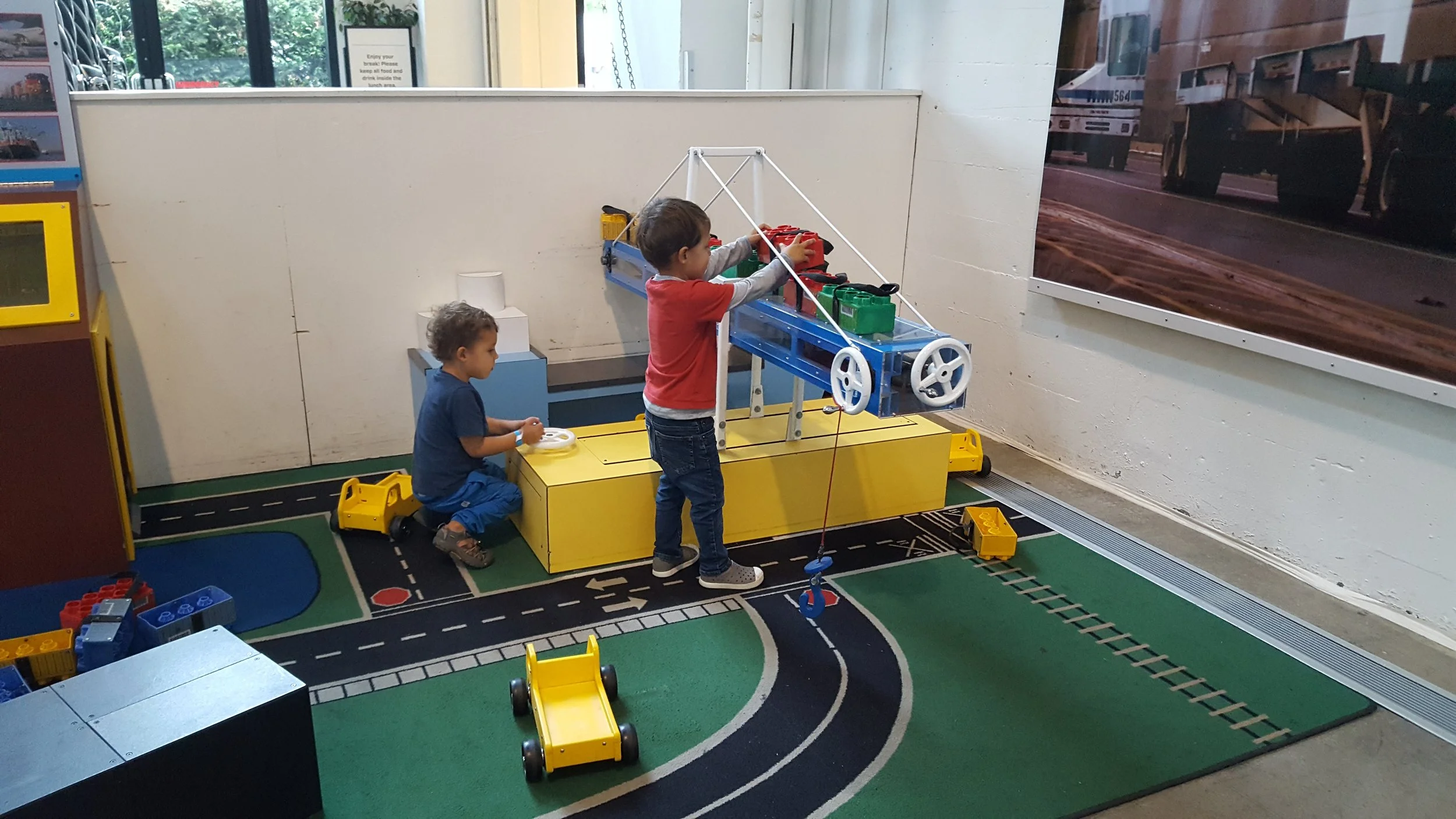They used this crane toy for at least one hour. Fascinating :)
