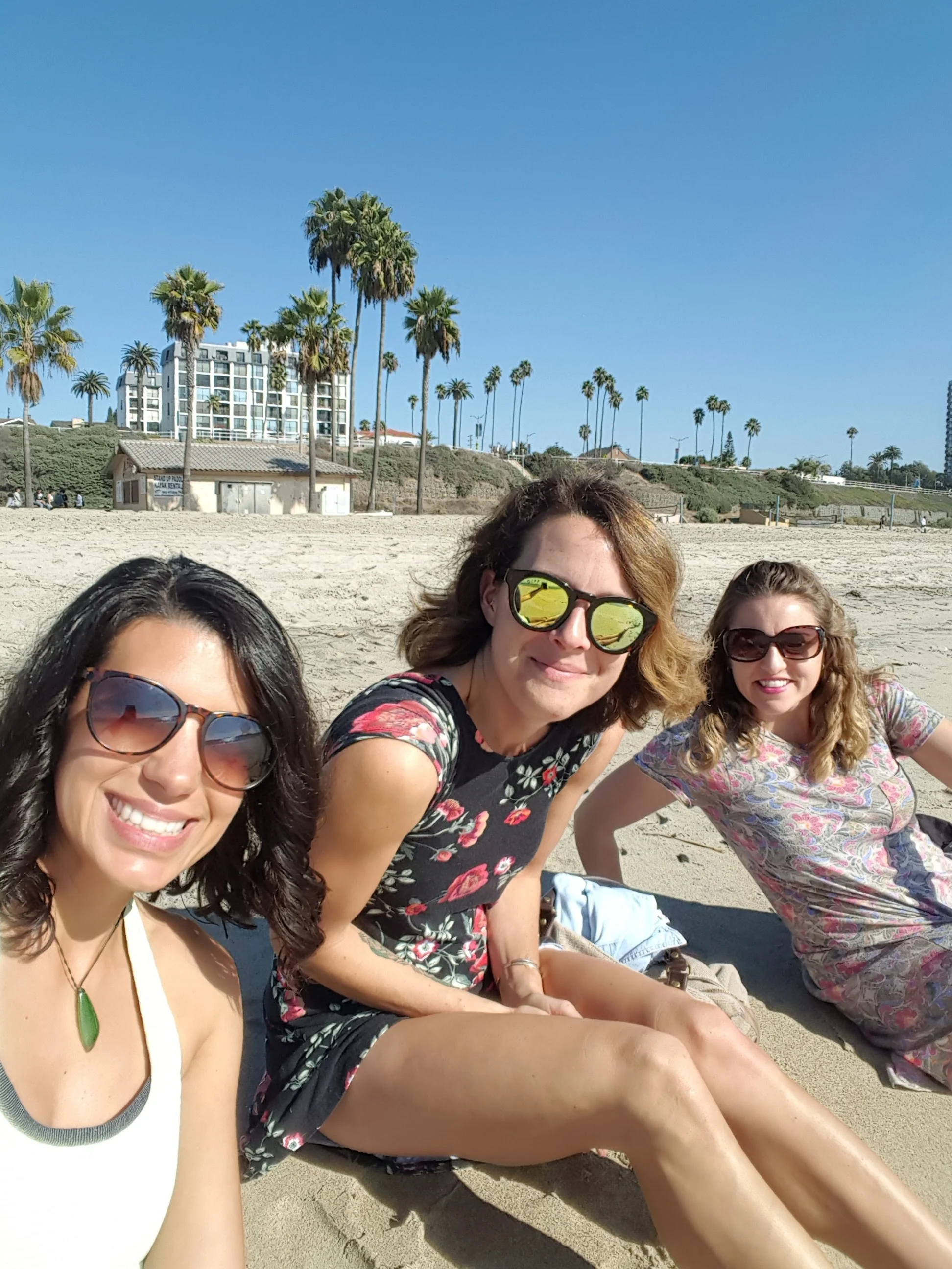 Morning strolls and relaxing on Long Beach