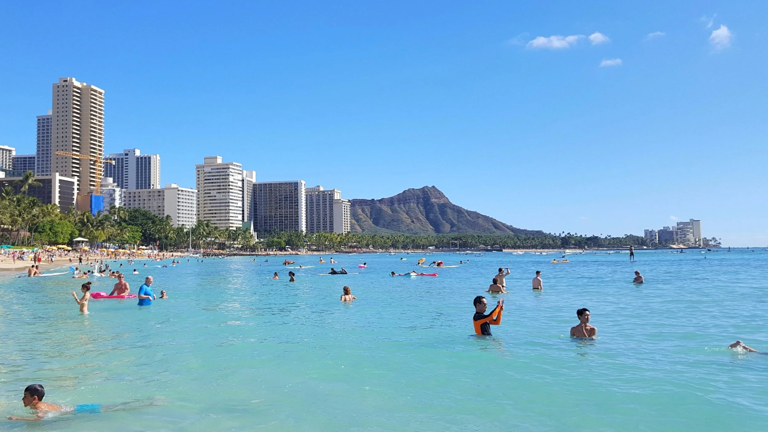 Waikiki Beach.
