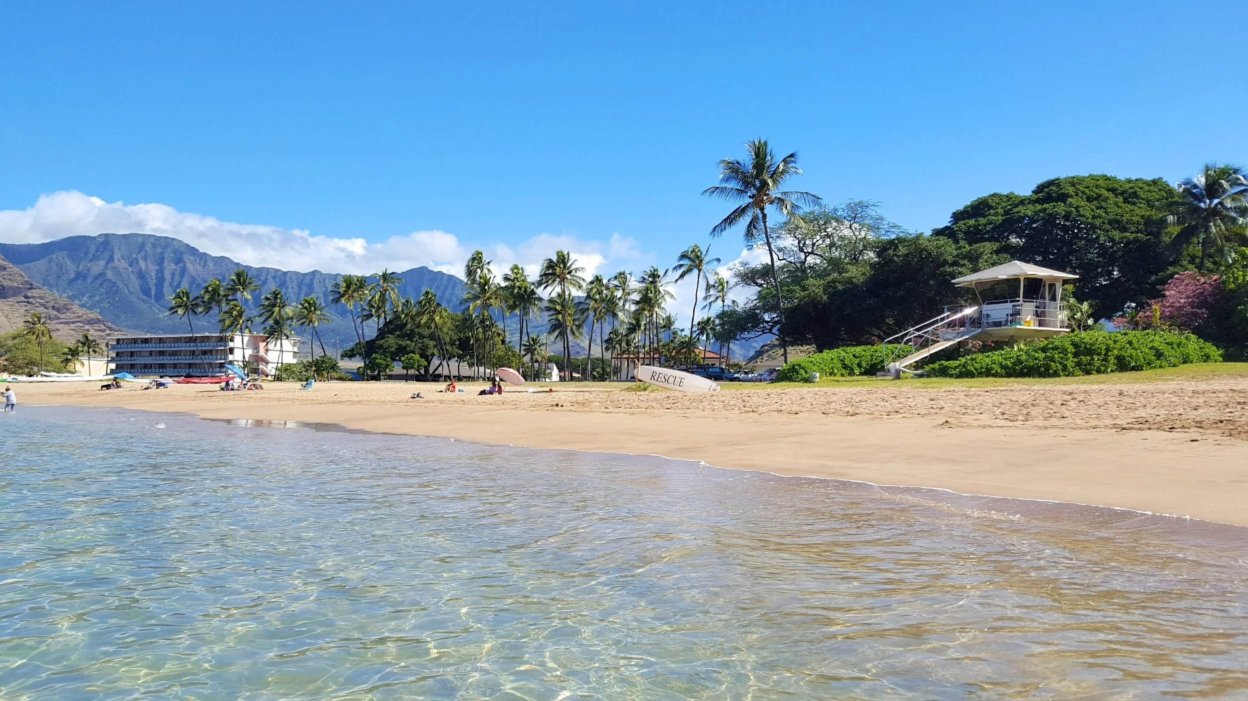 Pokai Bay Beach Park, West Oahu.