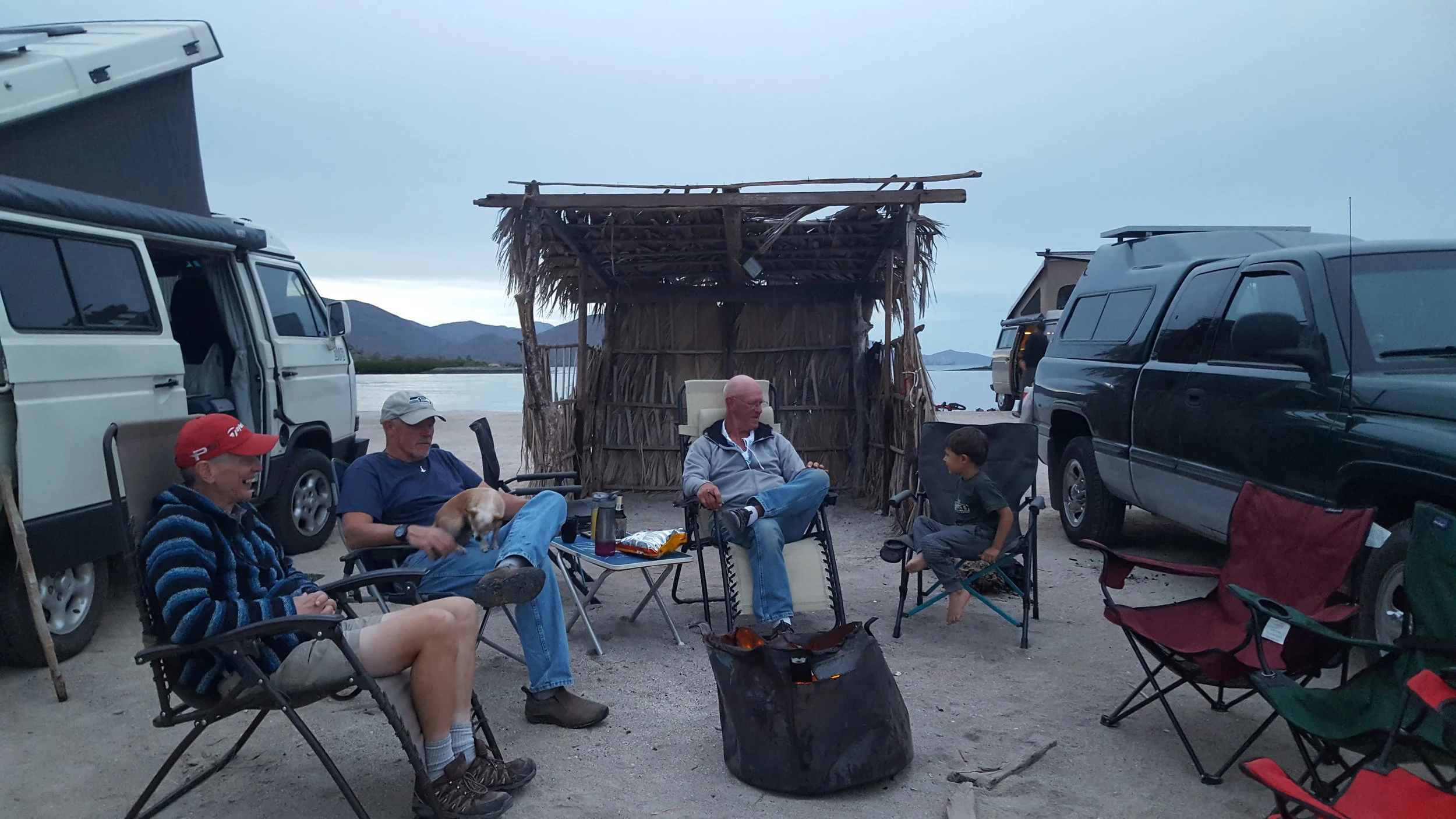 R oger, Sam, Jay, and Bennett talking about real men things ("Did I just hear somebody fart?!")
