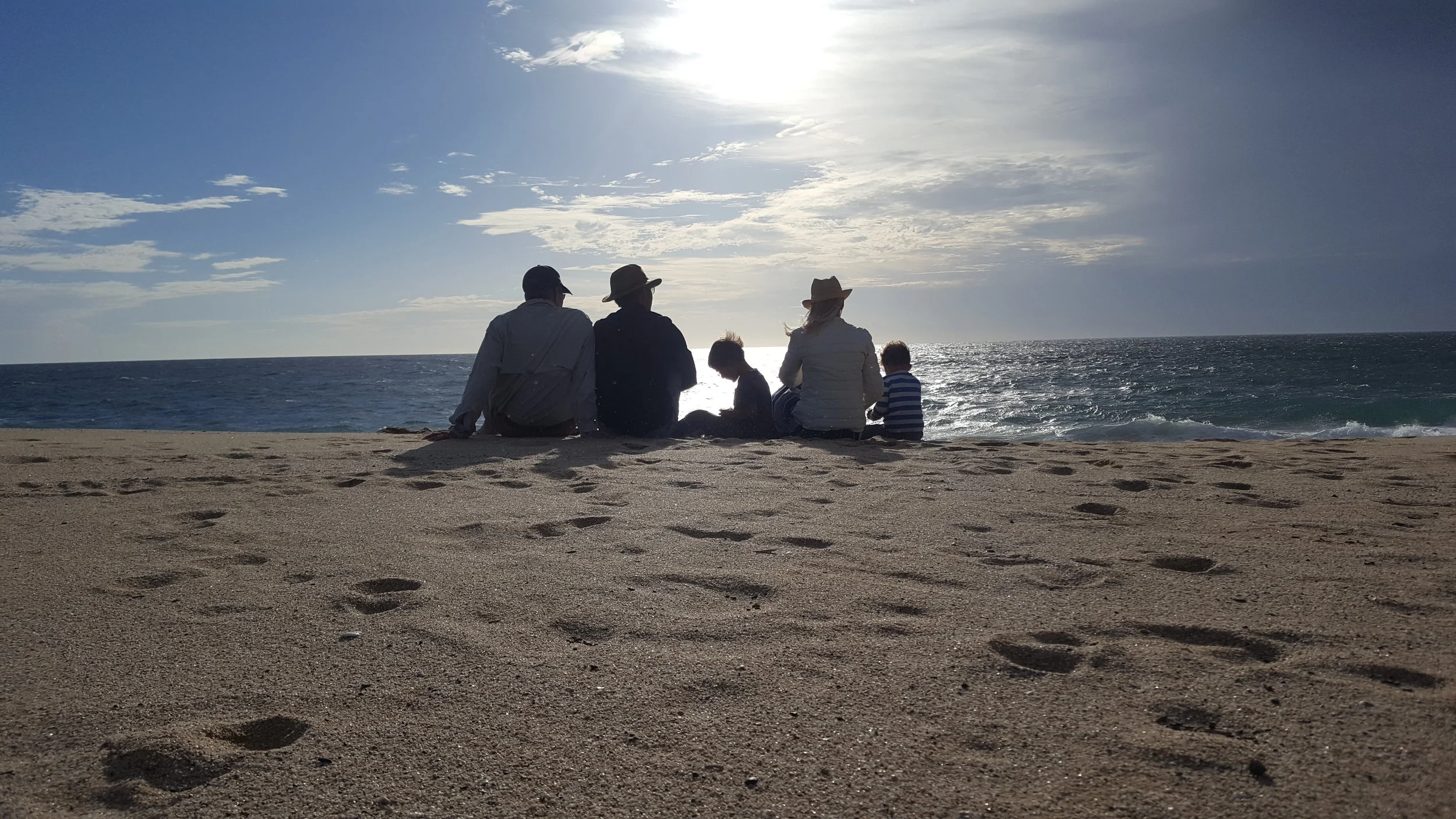 Spending quality time with Chip’s parents in Todos Santos, Baja California Sur