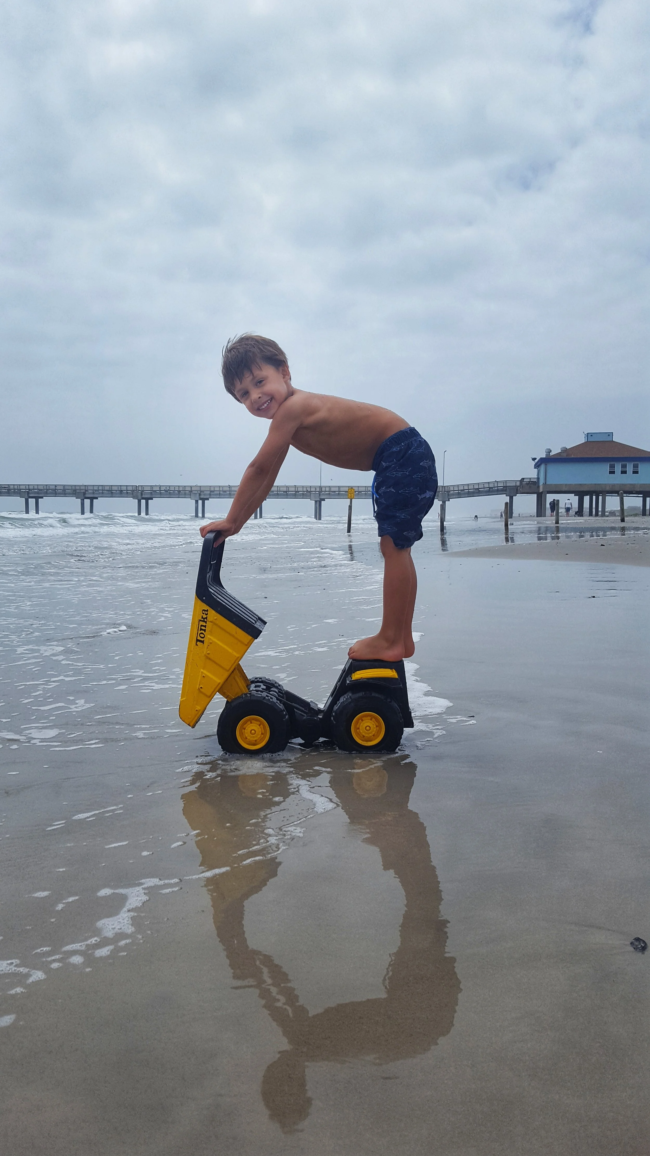 First time we had seen the ocean since Baja!