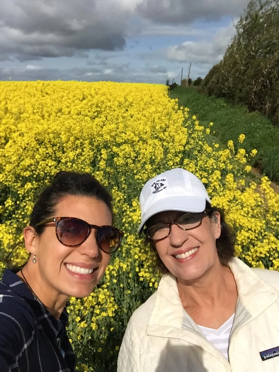 I’ll never forget this moment with my mom. From the narrow curvy road to the surprise field of endless yellow flowers!