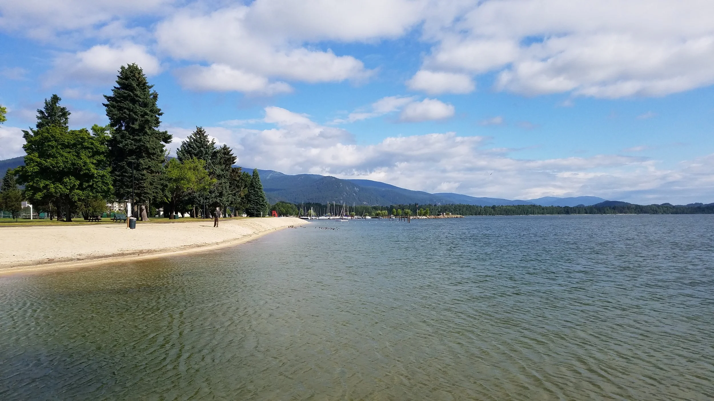 Bike path views, Sandpoint, Idaho
