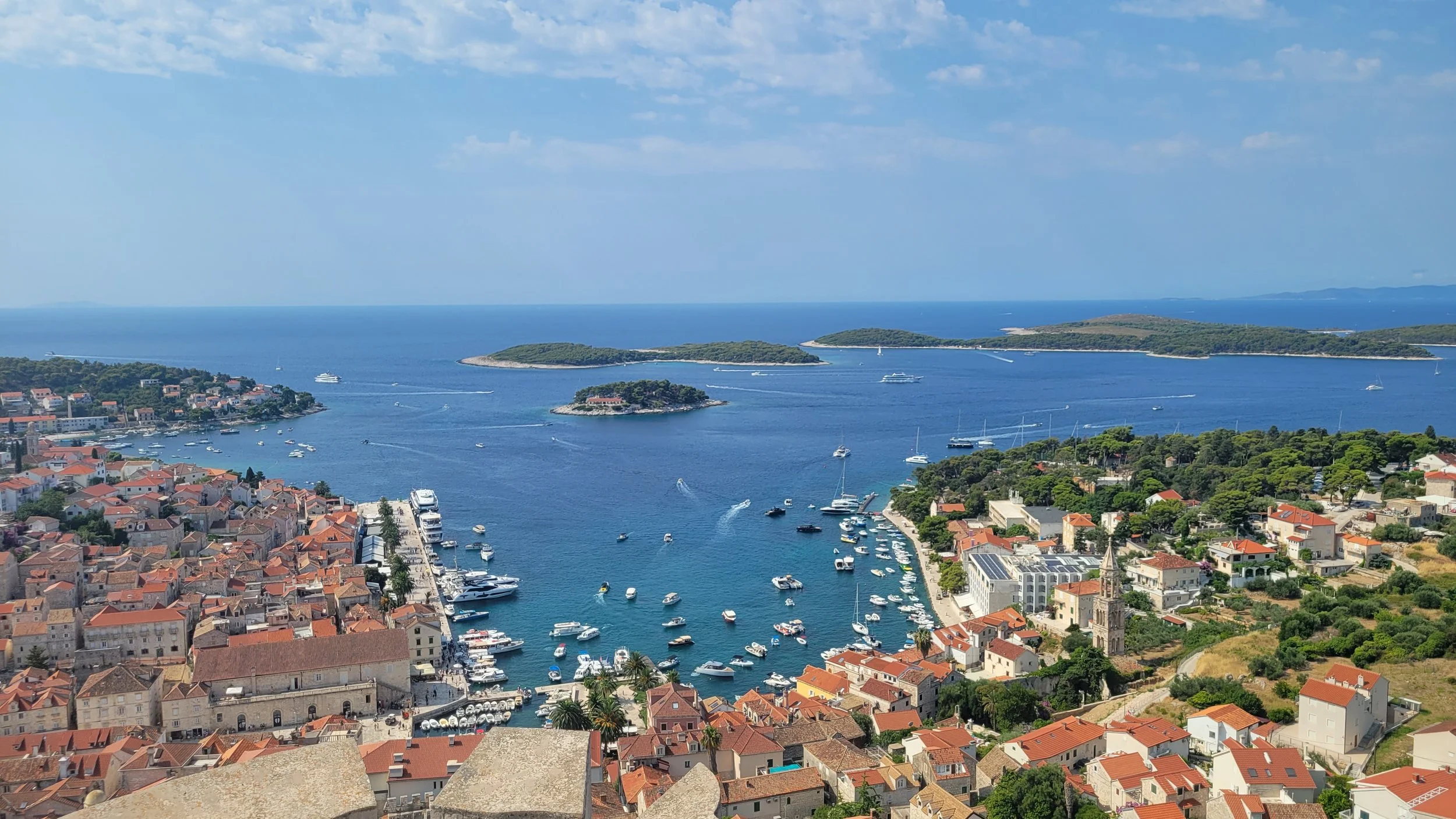 Hvar, Croatia is my favorite! 