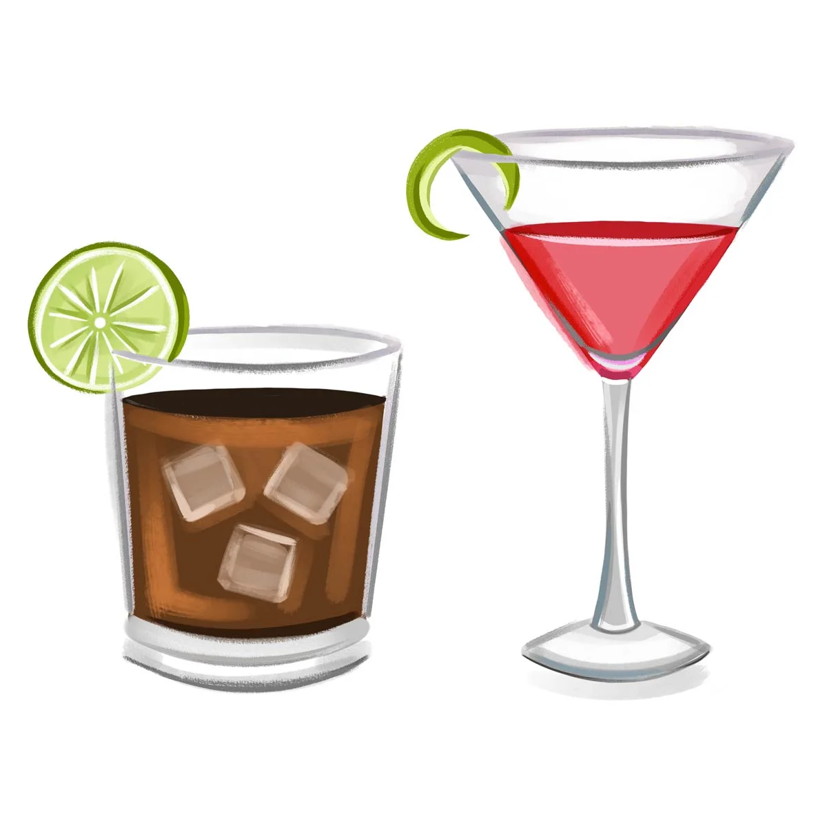 Signature Cocktail Illustrations