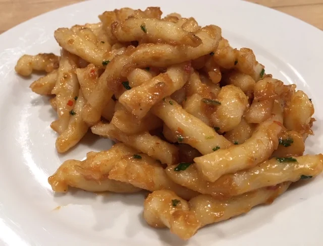 Spätzle in a Spicy Peanut Sauce