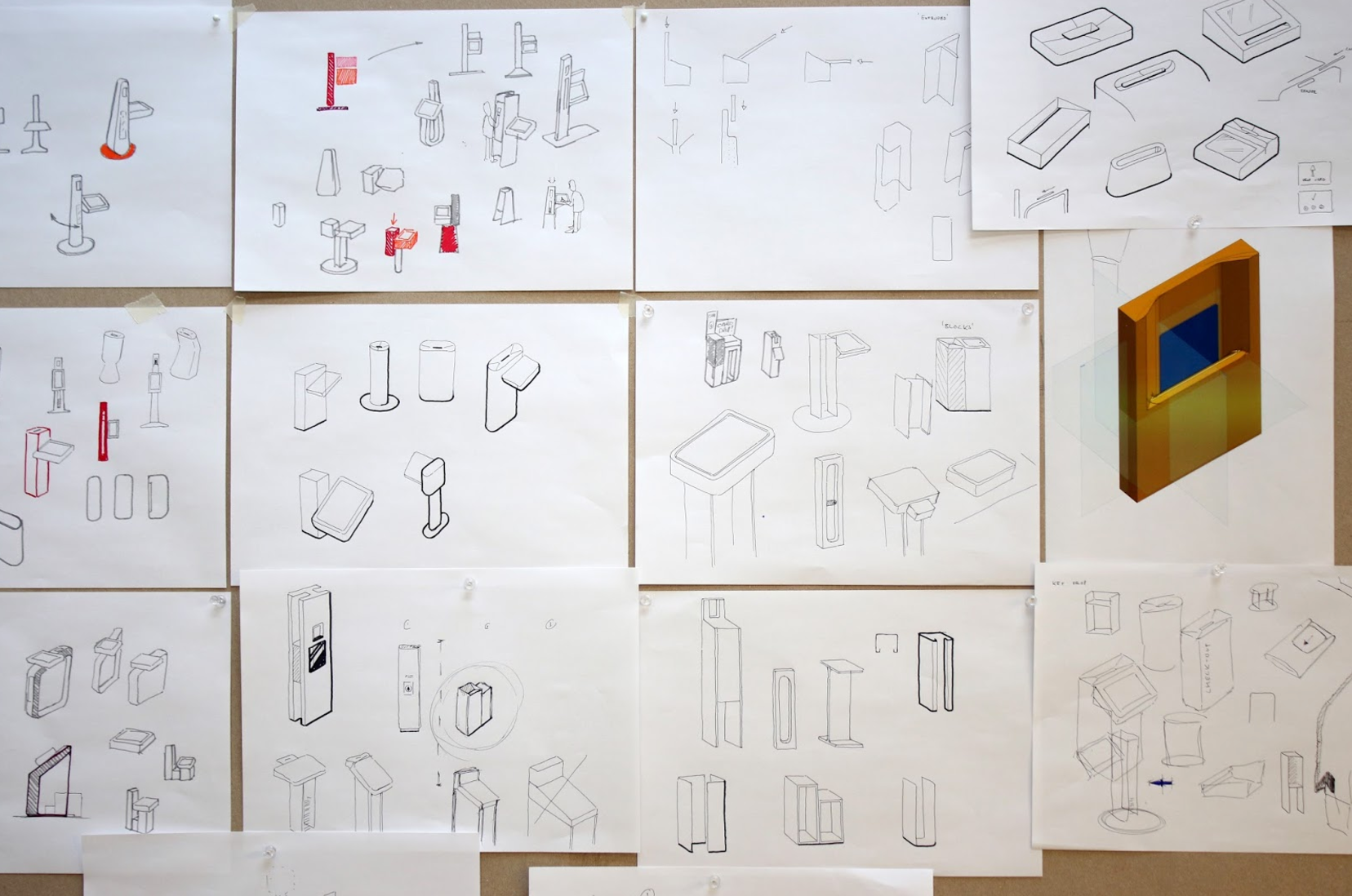 Sketches of initial concepts by Map (not myself)