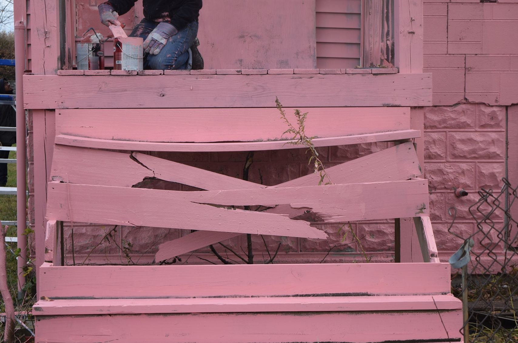 Detail of Pink Oil Moisturizer, 2014. part of Color(ed) Theory Series. Courtesy of aw|studio.