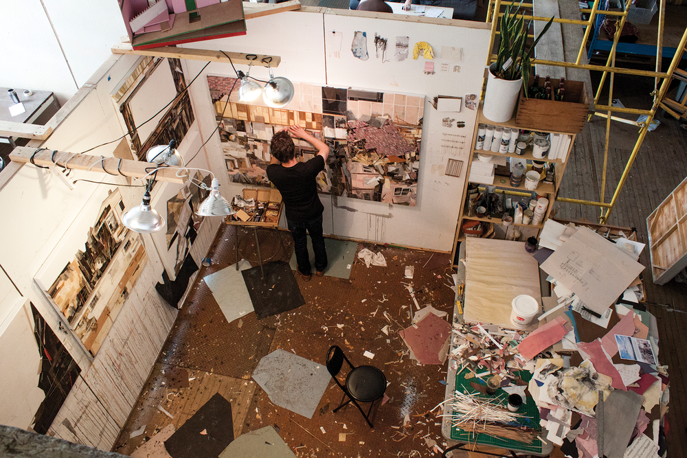 Seth Clark in his studio. Courtesy of Seth Clark.