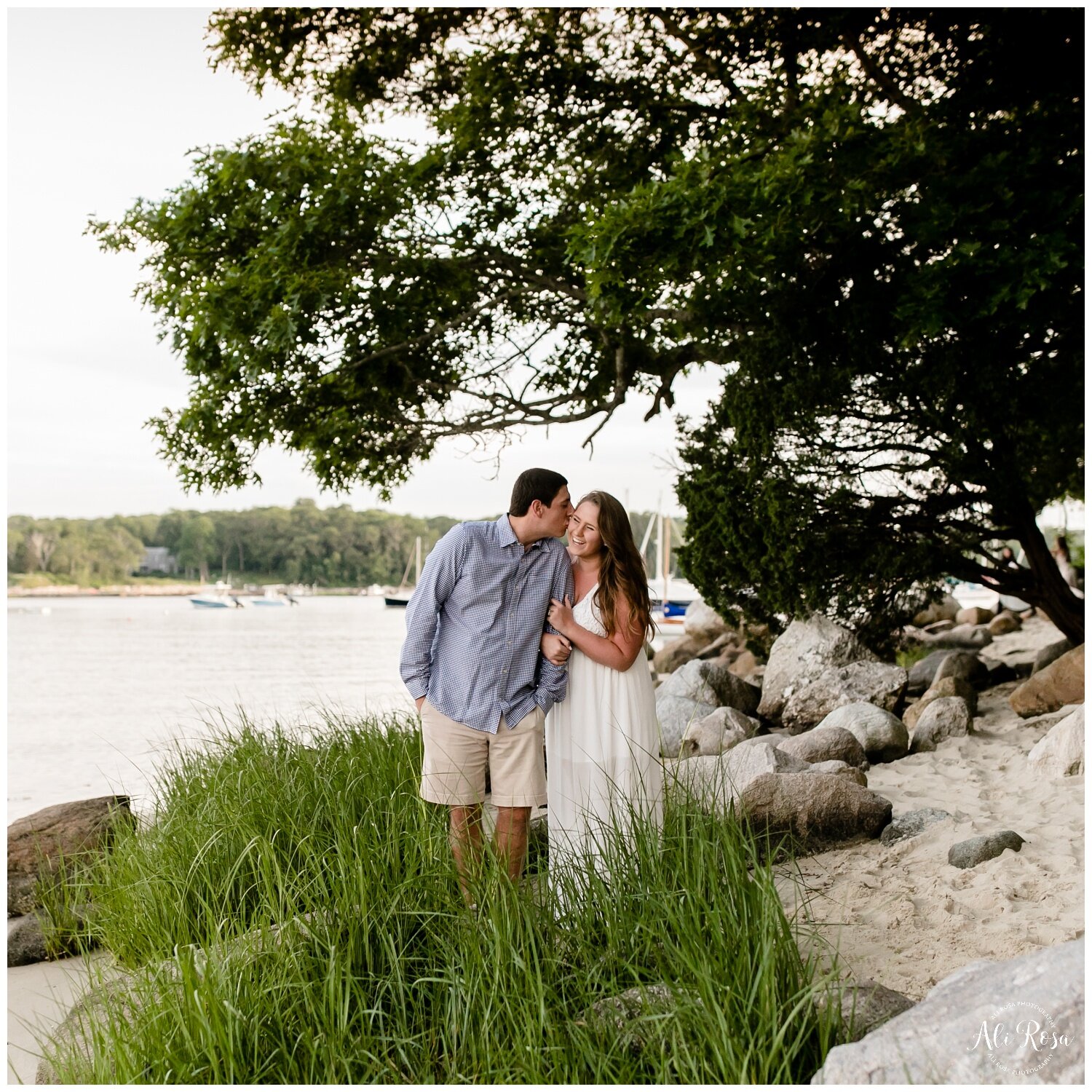 The Knob Falmouth engagement photos Boston Cape Cod wedding Photographer Ali Rosa003.jpg