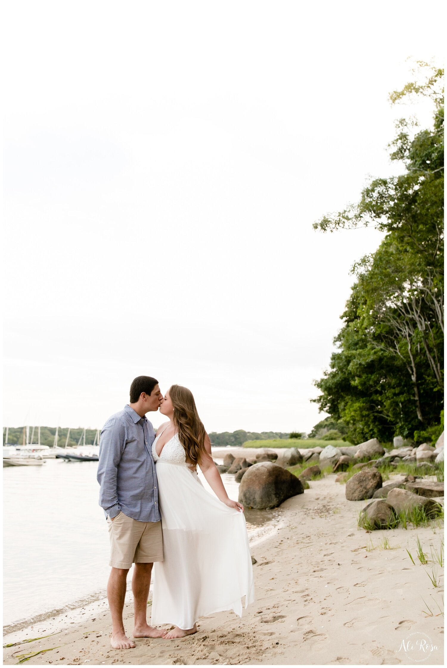 The Knob Falmouth engagement photos Boston Cape Cod wedding Photographer Ali Rosa007.jpg