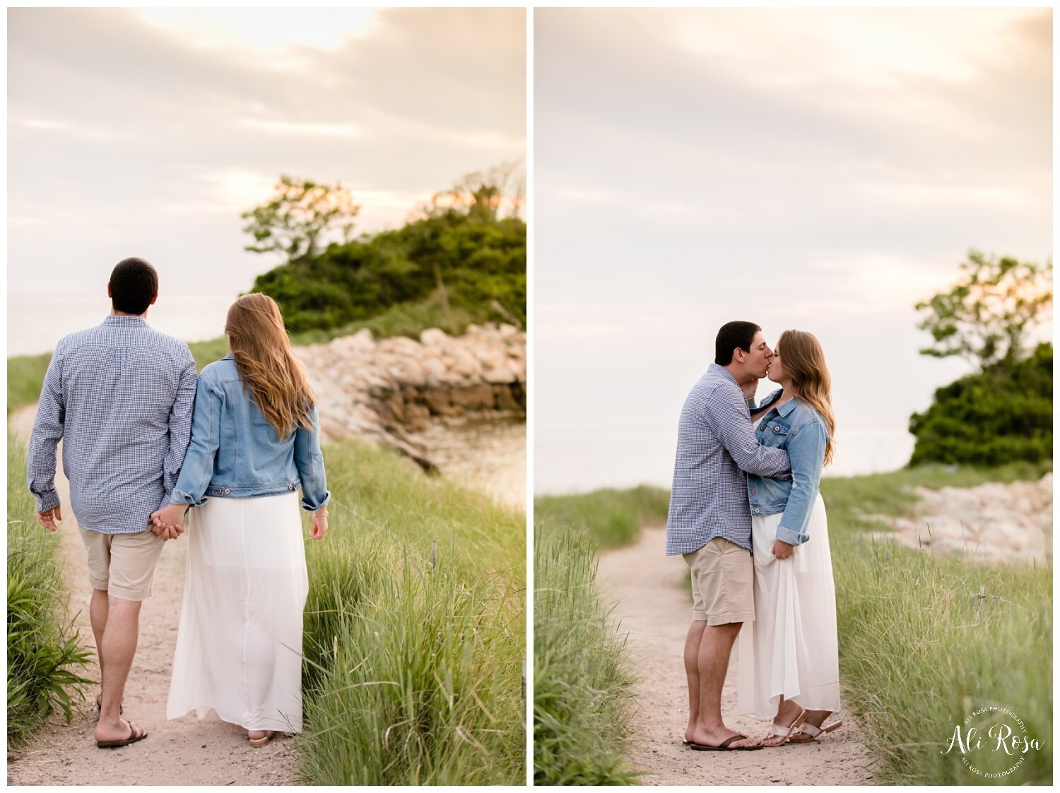 The Knob Falmouth engagement photos Boston Cape Cod wedding Photographer Ali Rosa021.jpg