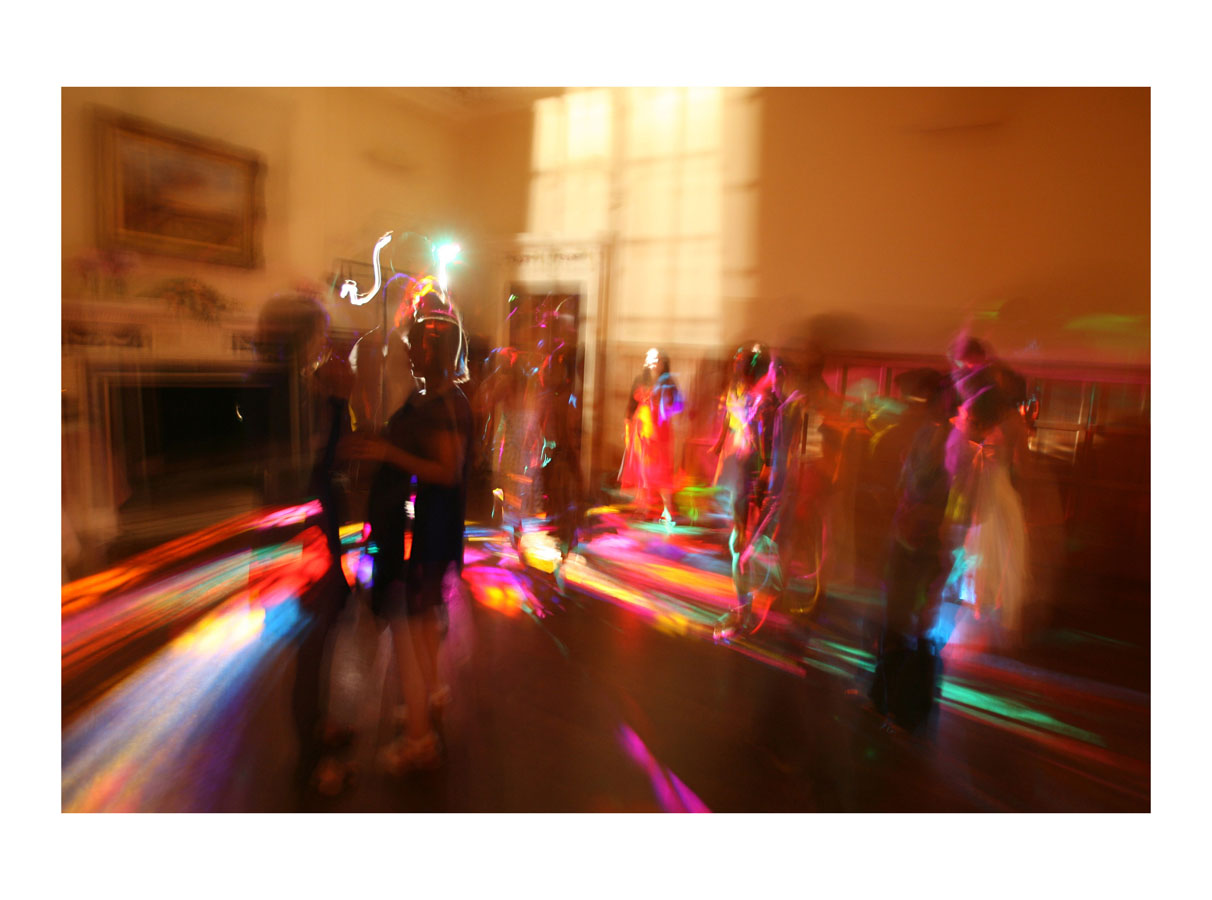   The Wedding Disco  (Oxfordshire, England, 2007) by Johnny Green (50 x 70cm)   Size: 19.7 H x 27.6 W in   This is the 1st of 12 Limited Edition C-type Lambda matt prints, unframed, but with an elegant off white mount which is signed and numbered by 