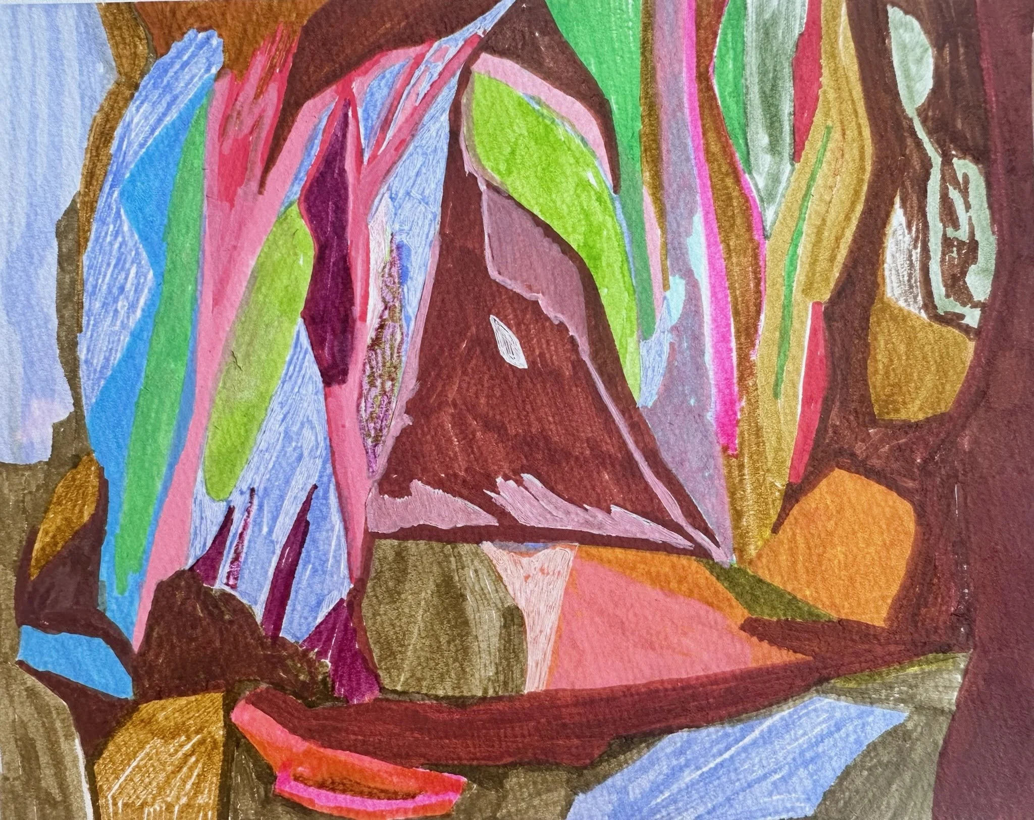 Pen on paper - 7 × 5.25 inches   Back to Gallery  