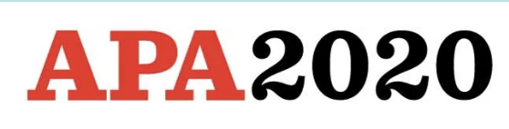 2020 American Psychological Association Annual Conference