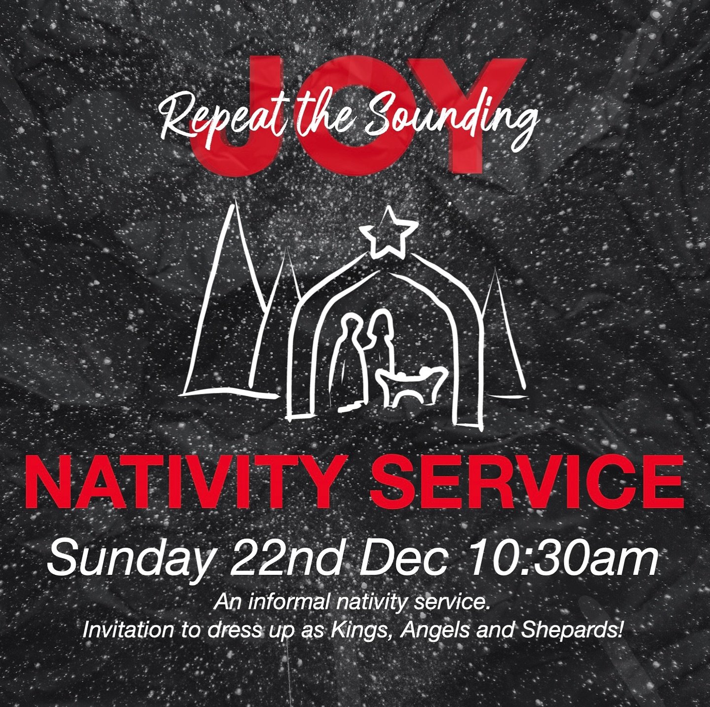 🌟 A Christmas Story Come to Life! 🌟

Join us for our interactive family Nativity service
December 22nd at 10:30 AM

Calling all shepherds, angels, wise men, and animals! Kids are invited to dress up as their favorite Nativity character as we bring 