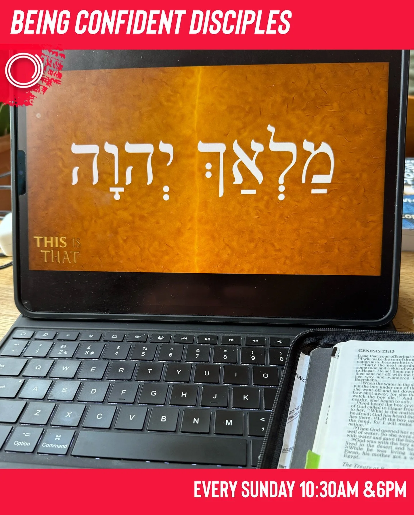 Just a little clue for Sunday. Join us as we dig into the Bible. 10:30am and 6pm. #trychurch