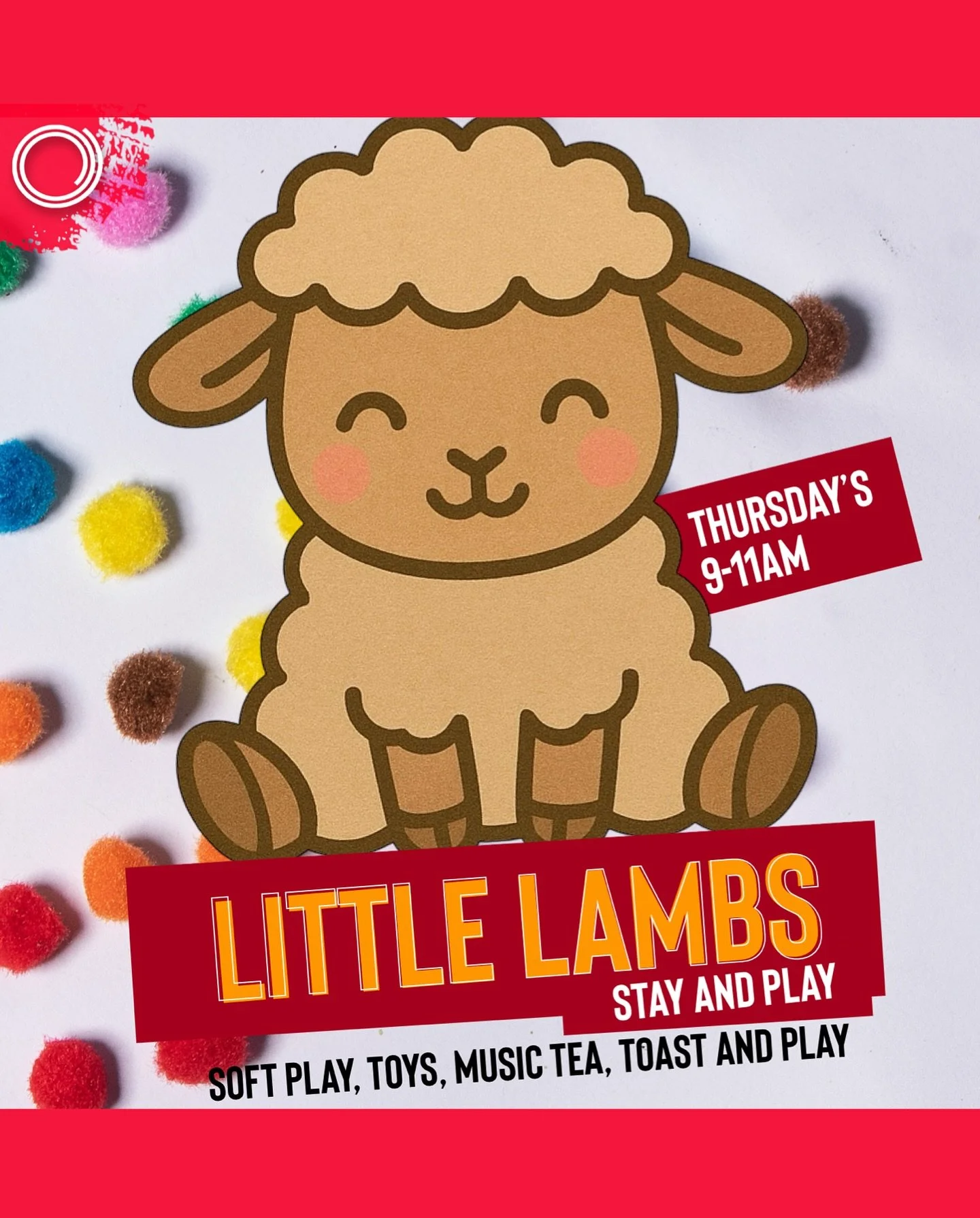 Launching Little Lambs Stay &amp; Play! 🐑
We have had a long legacy of brilliant family work. So we are really excited to be building on that with Little Lambs.
Starting Thursday 16th October, 9&ndash;11am, join us at All Hallow&rsquo;s Church Bow (